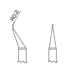 Hakko T16-1001. Soldering tip 0.5I SMD Type