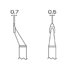 Hakko T16-1002. Soldering tip 0.5C SMD Type