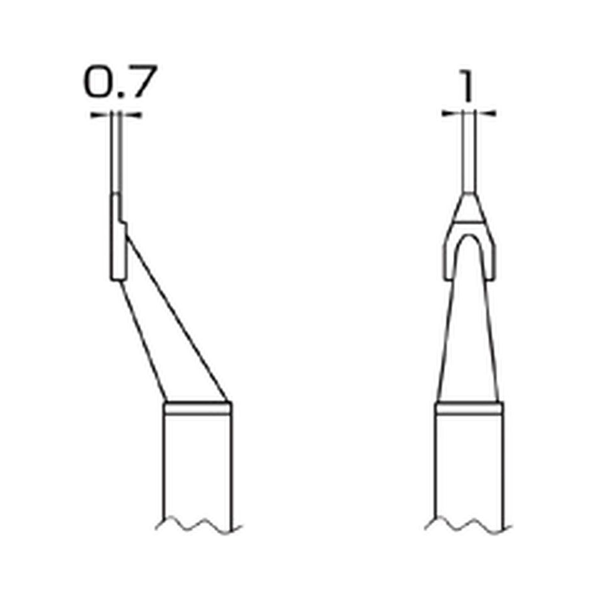 Hakko T16-1003. Soldering tip 1L SMD Type