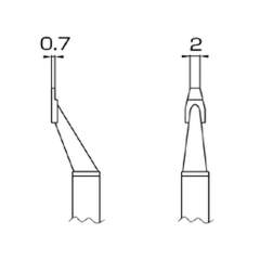 Hakko T16-1004. Soldering tip 2L SMD Type