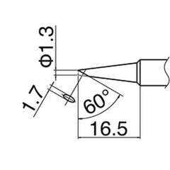 Hakko T18-S6. Soldering tip Shape-S6