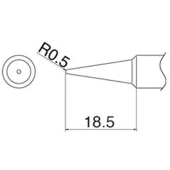 Hakko T19-B. Soldering tip Shape-B