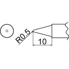 Hakko T20-B2. Soldering tip Shape-0.5B