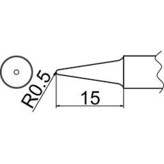 Hakko T20-BL2. Soldering tip Shape-2BL