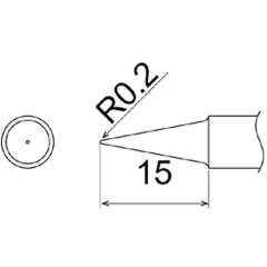 Hakko T22-BL. Soldering tip Shape-BL * Heavy Duty Type