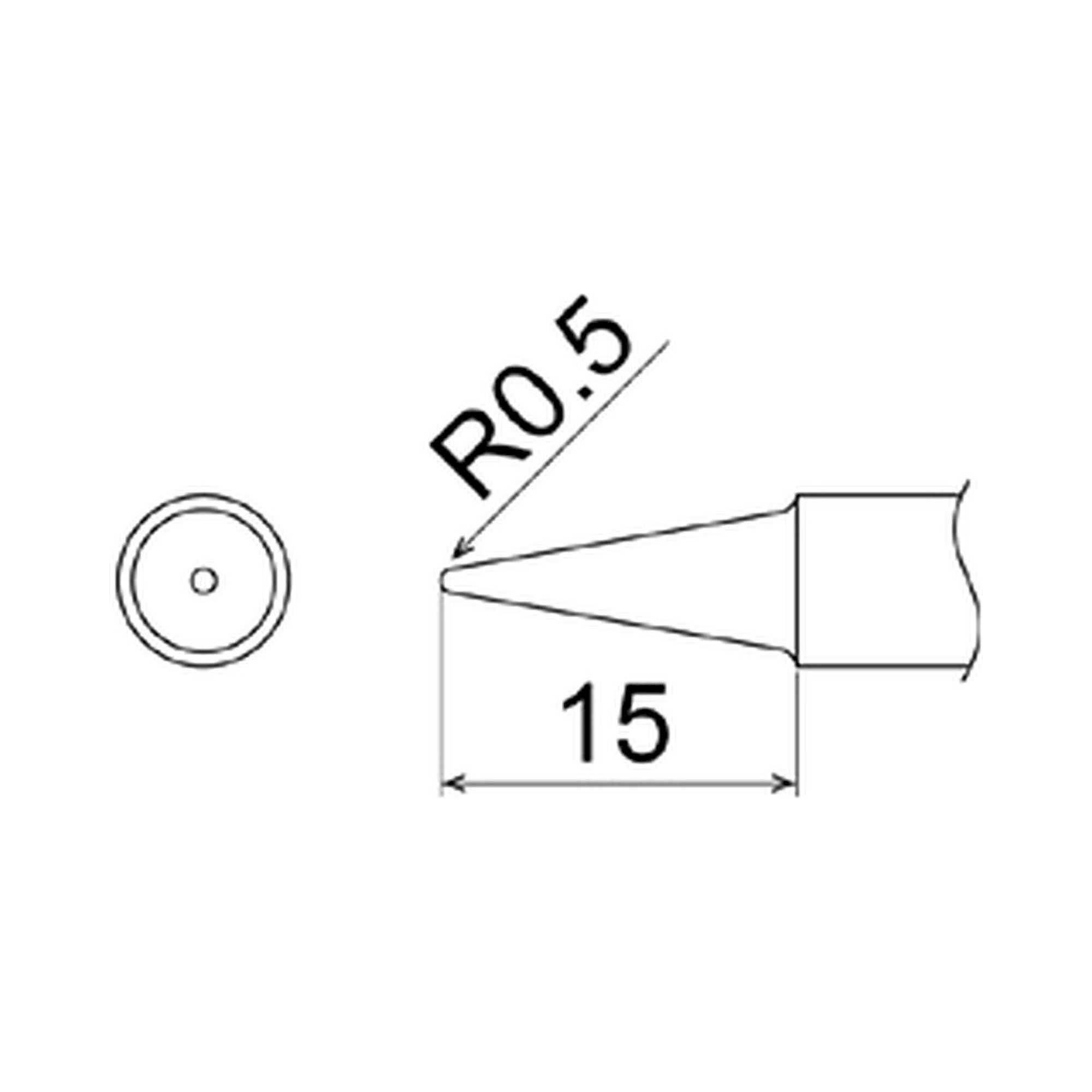 Hakko T22-BL2. Soldering tip Shape-2BL * Heavy Duty Type