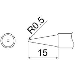 Hakko T22-BL2. Soldering tip Shape-2BL * Heavy Duty Type