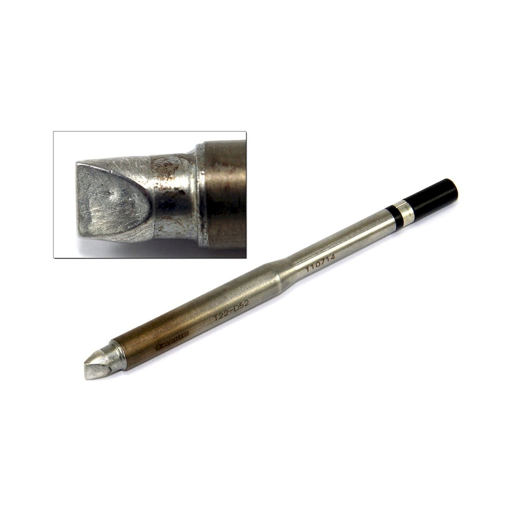 Hakko T22-D52. Soldering tip Shape-5.2D * Heavy Duty Type