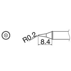 Hakko T31-01I. Soldering tip Shape-I