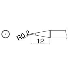 Hakko T31-03BL. Soldering tip Shape-BL