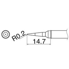 Hakko T31-03IL. Soldering tip Shape-IL