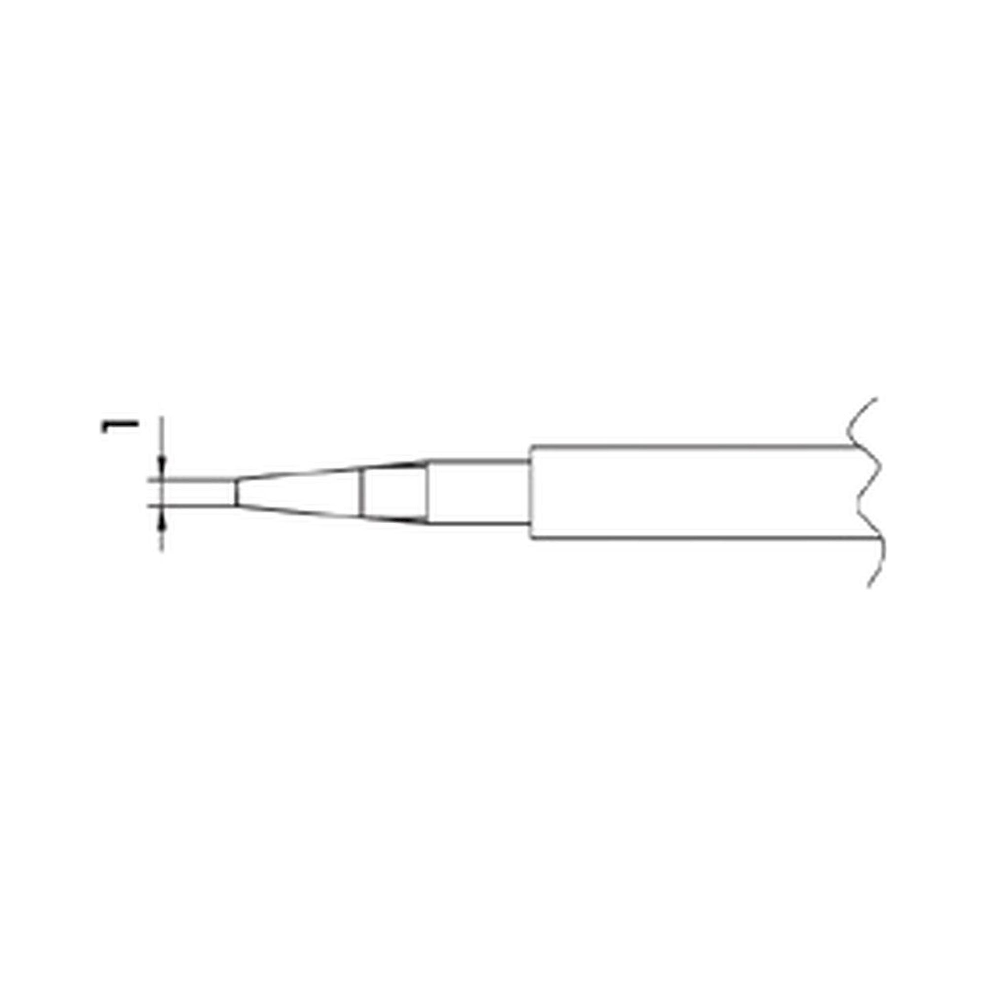 Hakko T9-L1. Soldering tip 1L SMD Type