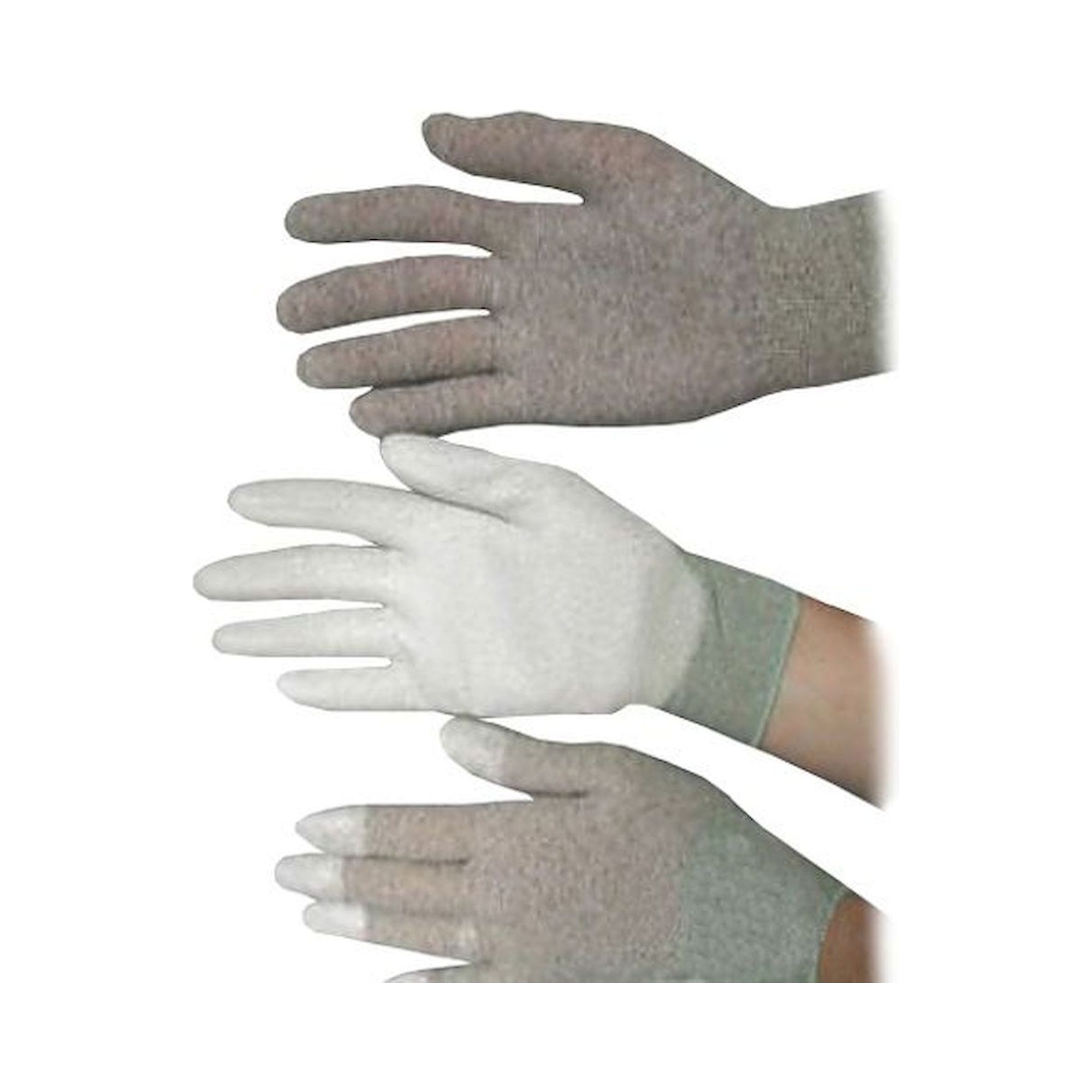 Cleanroom glove, size M with PU-coating