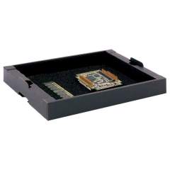 Hans Kolb 10002185-0001. ESD Tray stapelbar, mit schwarzem Schaum, 550x346x43 mm, 25-CTR-EL