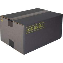 Hans Kolb 10002927-0001. ESD-Faltkartons (13-TAB) American Boxes, 362x251x172mm, schwarz
