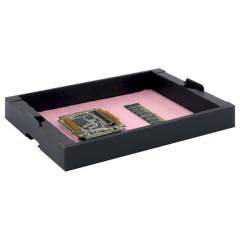 Hans Kolb 10003251-0001. ESD Tray stackable with pink foam, 351x246x31 mm, 05-CTR-AS