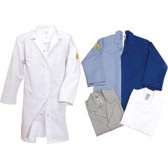 HB protectionbekleidung 08001 48005 000 471-L. ESD work coat NAPTEX, long sleeves, women light blue, L