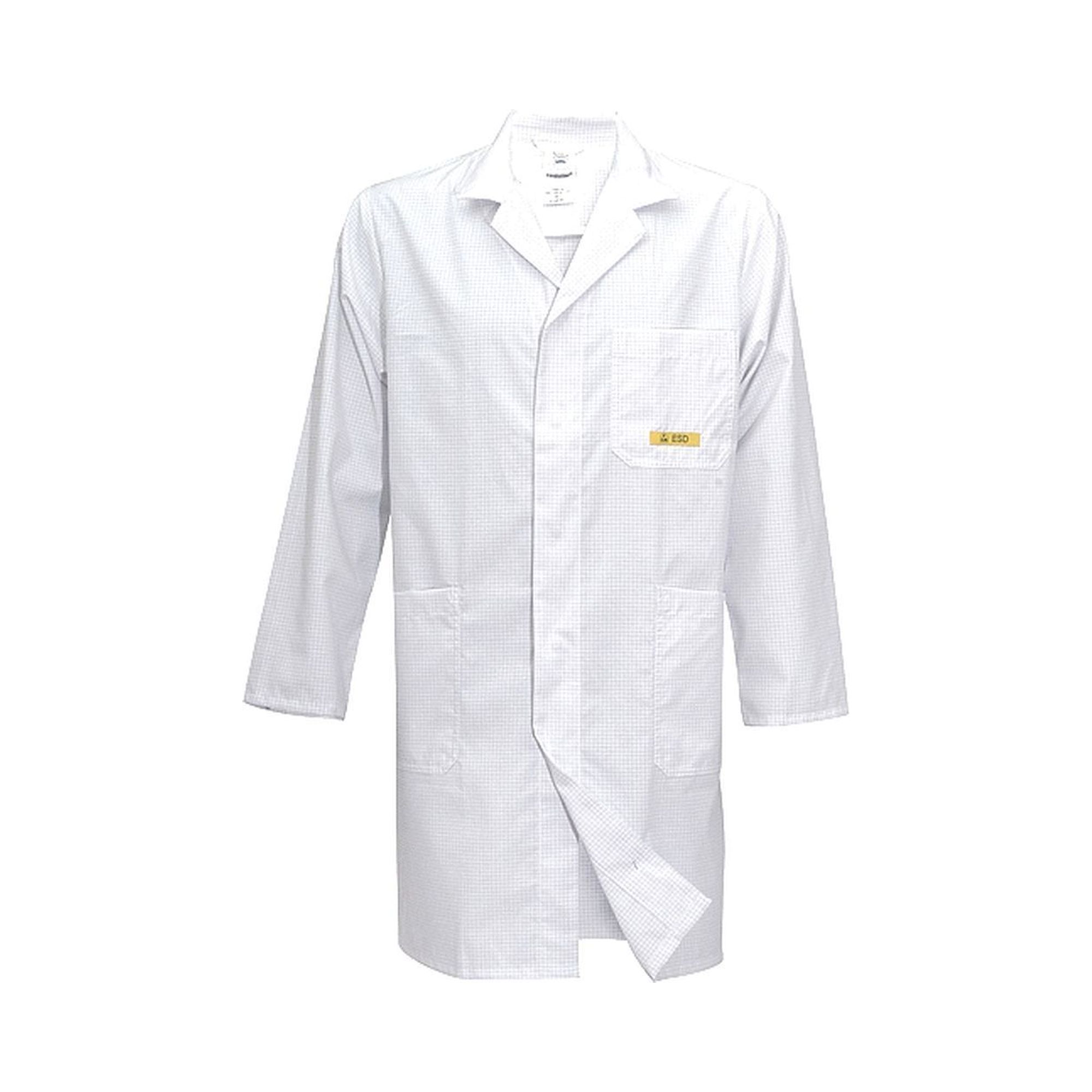 ESD Arbeitsmantel Conductex, langarm, Herren, weiß