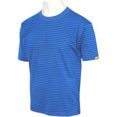 HB Schutzbekleidung 08010 86002 000 41-M. ESD T-Shirt Herren kurzarm, royal, M