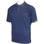 HB protectionbekleidung 08011 86004 002 45-XXXL. ESD polo shirt CONDUCTEX men, dark blue breast pocket, 3XL