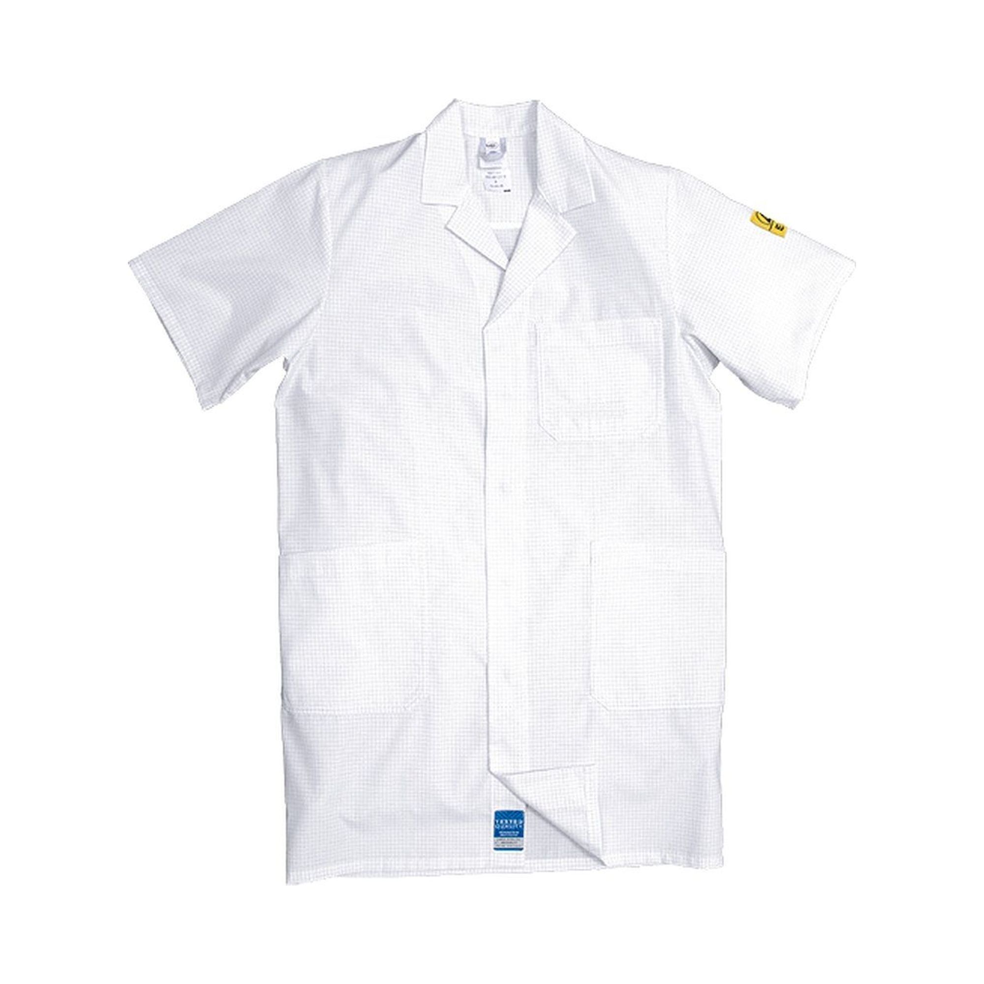 HB Schutzbekleidung 08005 48019 005 10-XL. ESD Arbeitsmantel CONDUCTEX, kurzarm, Damen, weiß, XL