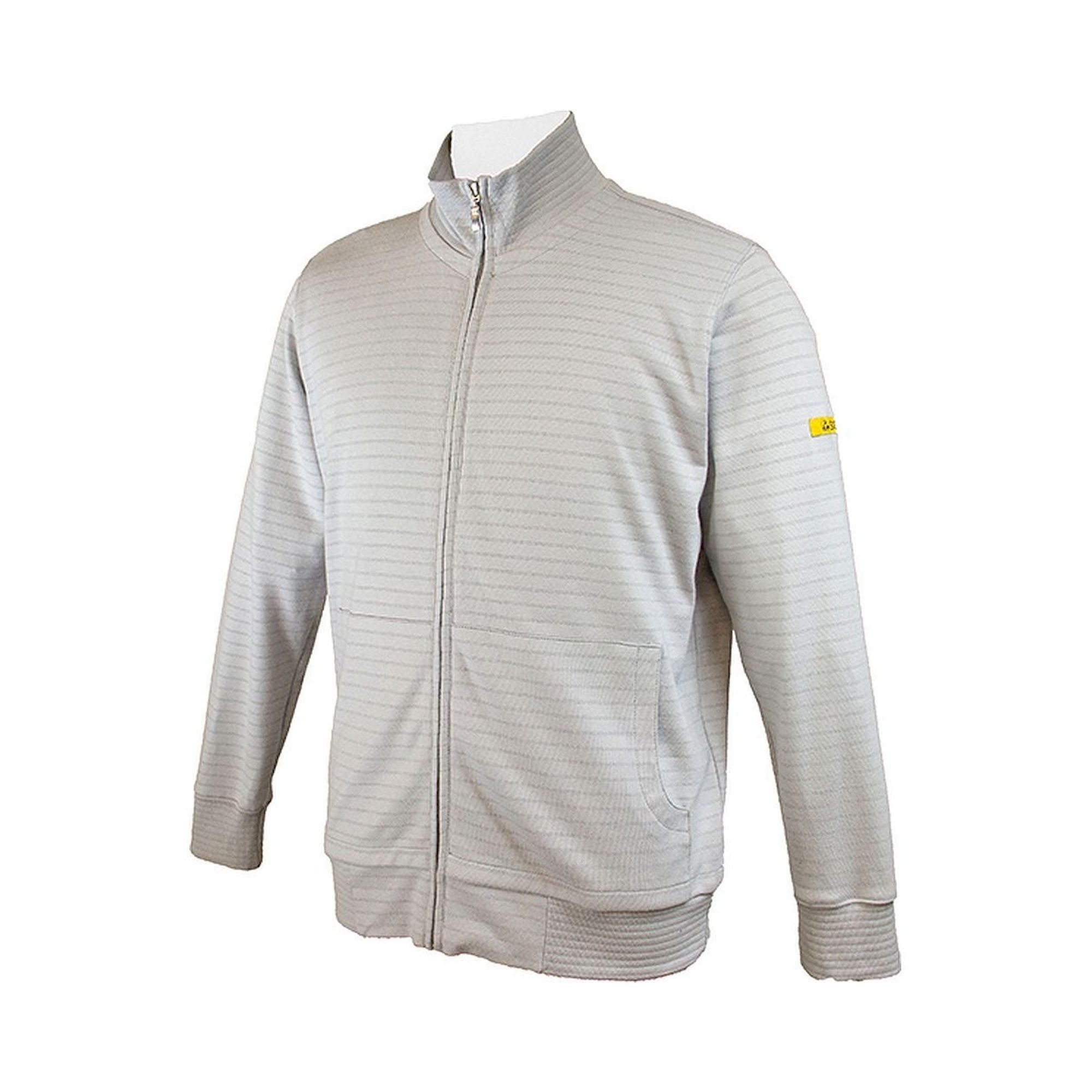 HB Schutzbekleidung 08014 86012 001 50-M. ESD Sweatjacke mit Zip, grau 300 g/m², M