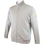 HB protectionbekleidung 08014 86012 001 50-XXXL. ESD sweat jacket with zip, grey 300 g/m2, 3XL