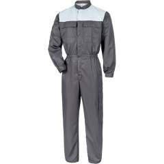 HB protectionbekleidung 06008 37001 000 2083-46/48. Cleanroom coverall HABETEX Micronplus, size 46/48, anthracite/silver gray