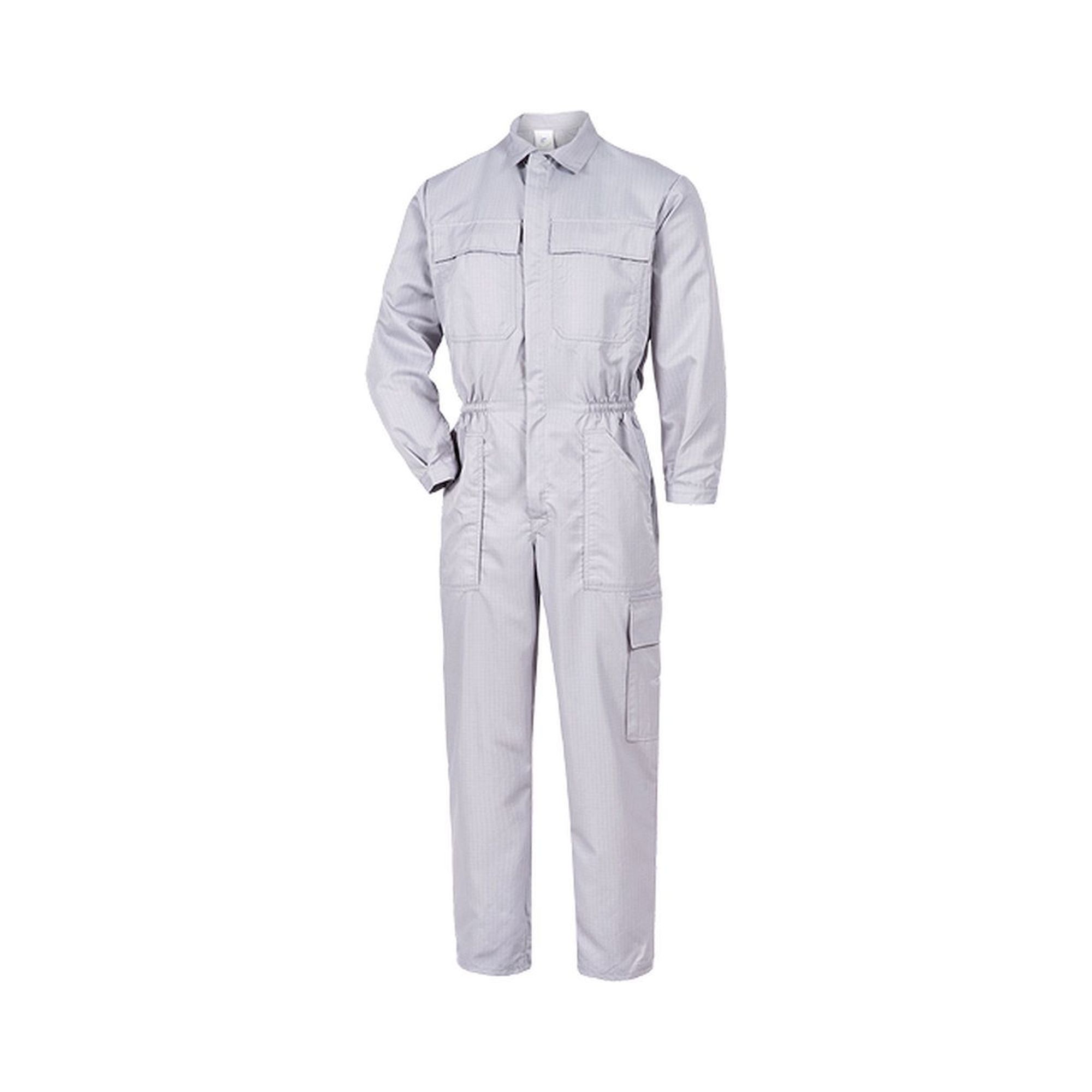 HB Schutzbekleidung 06008 37012 001 53-58/60. Reinraum Overall HABETEX Micronplus, Gr. 58/60, grau