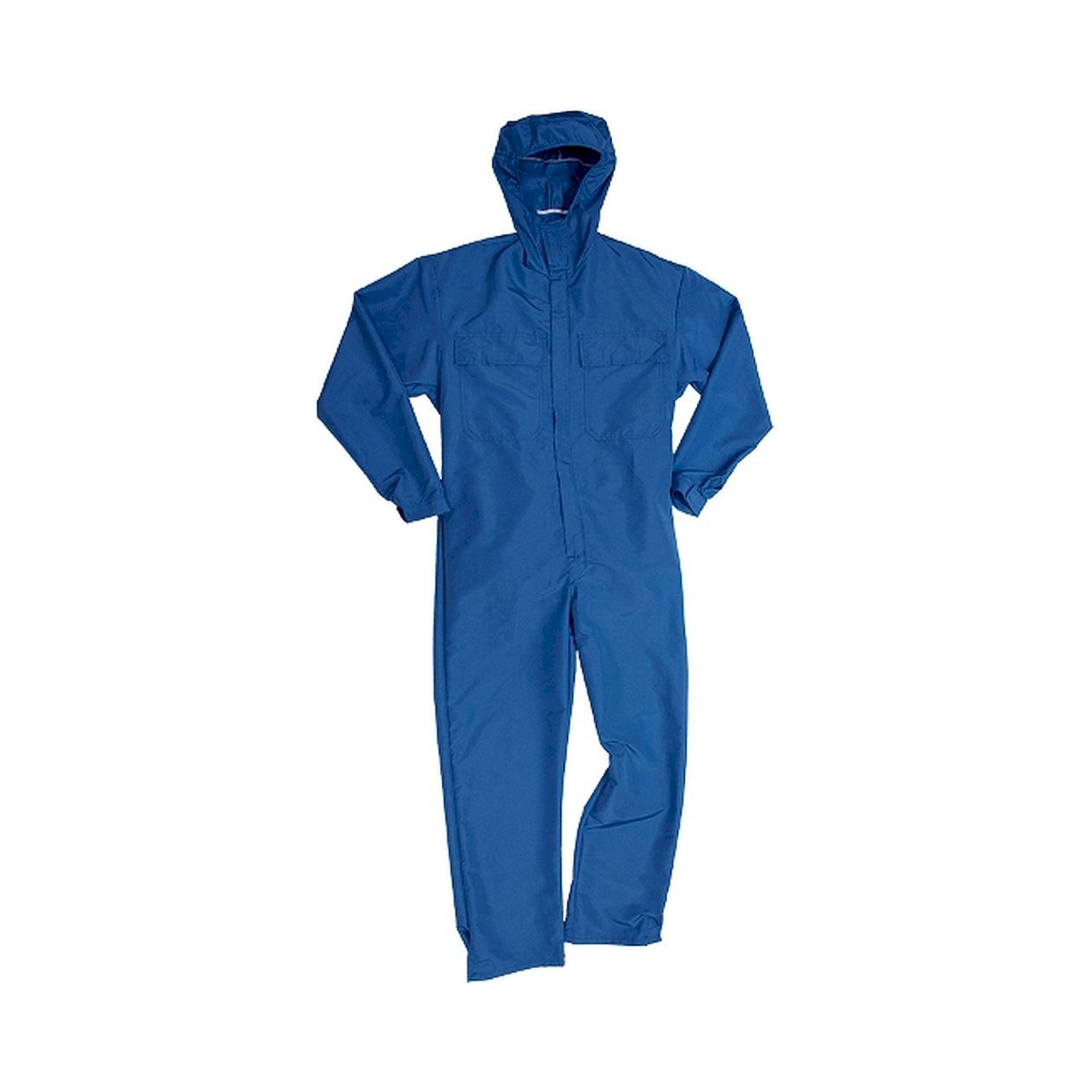 HB Schutzbekleidung 06006 37024 001 41-54/56. Reinraum Overall mit Kapuze HABETEX Micronselect, Gr. 54/56, royalblau