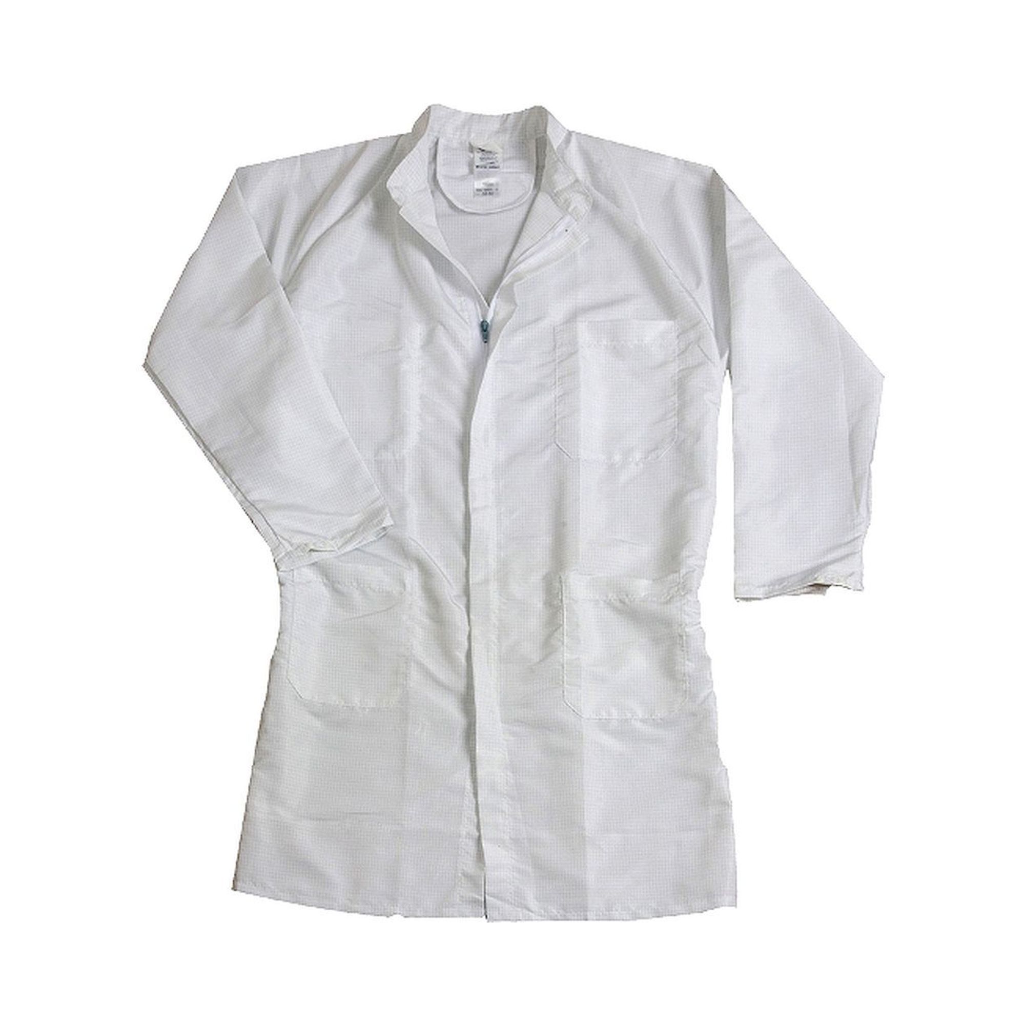 HB protectionbekleidung 06006 47010 000 10-50/52. Cleanroom men coat HABETEX Micronselect, size 50/52, white