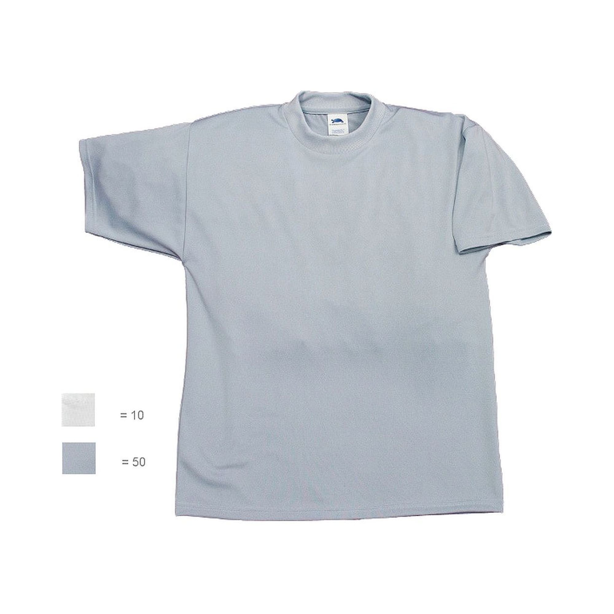 Reinraum T-Shirt Habetex Micronknit, Gr. L, silbergrau