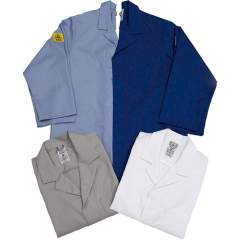 HB protectionbekleidung 08005 48019 000 471-XL. ESD work coat CONDUCTEX, long sleeves, women, light blue, XL