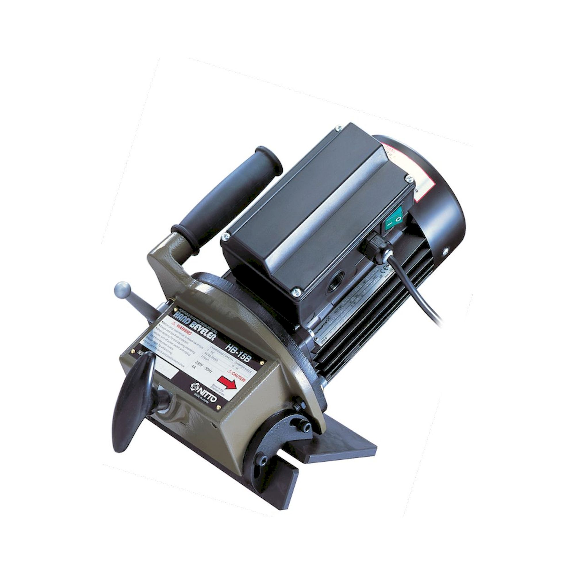 Nitto Kohki HB-15B 230V. Portable Edge Milling Cutter - Hand Beveler