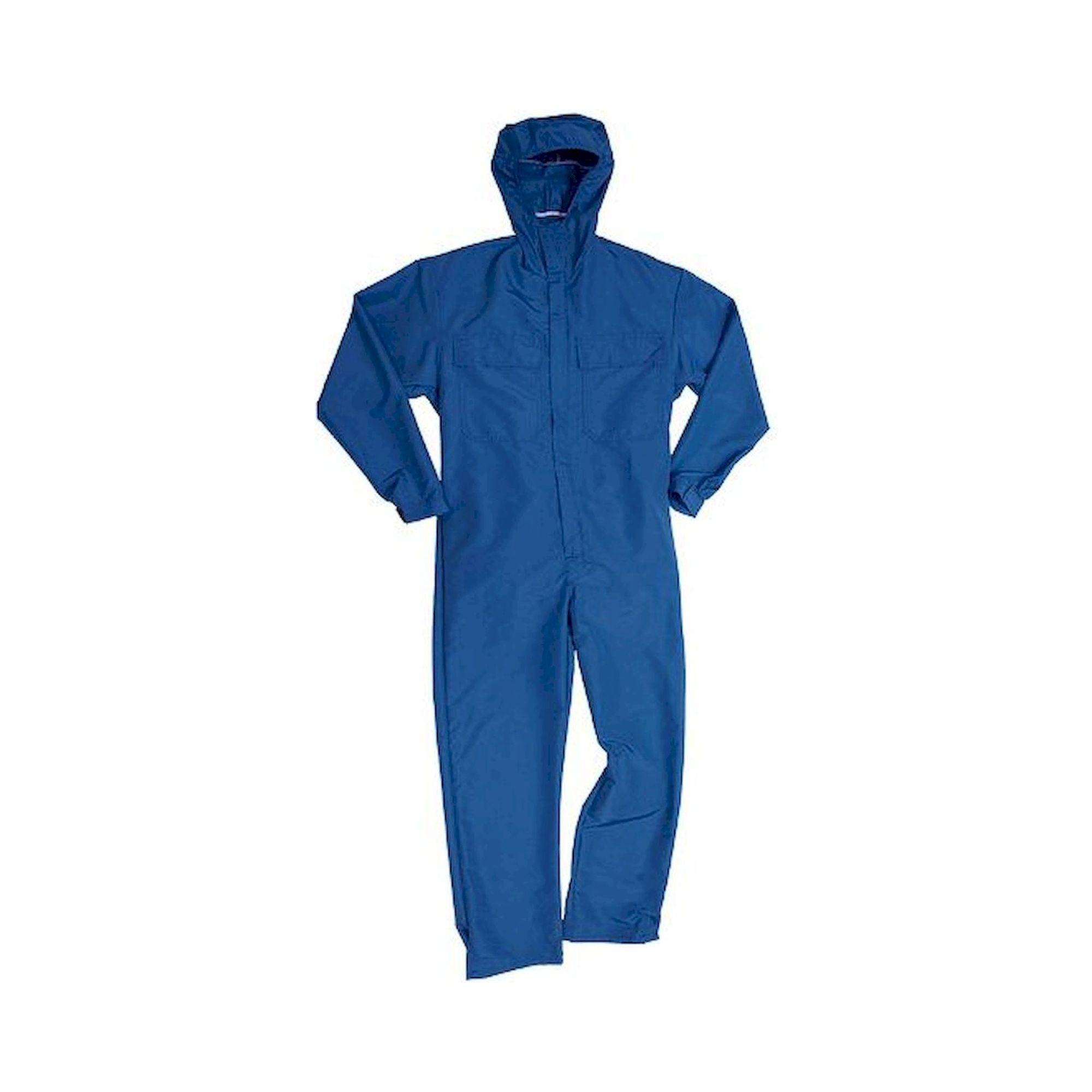 HB Schutzbekleidung 06006 37024 001 41-42/44. Reinraum Overall mit Kapuze HABETEX Micronselect, Gr. 42/44, royalblau