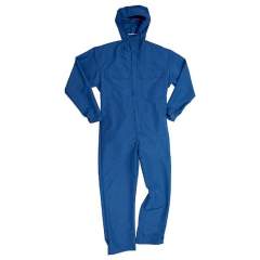 HB protectionbekleidung 06006 37024 001 41-42/44. Cleanroom overall with hood HABETEX Micronselect, size 42/44, royal blue