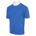 HB protectionbekleidung 08010 86002 000 41-4XL. ESD T-Shirt men short sleeves, royal, 4XL