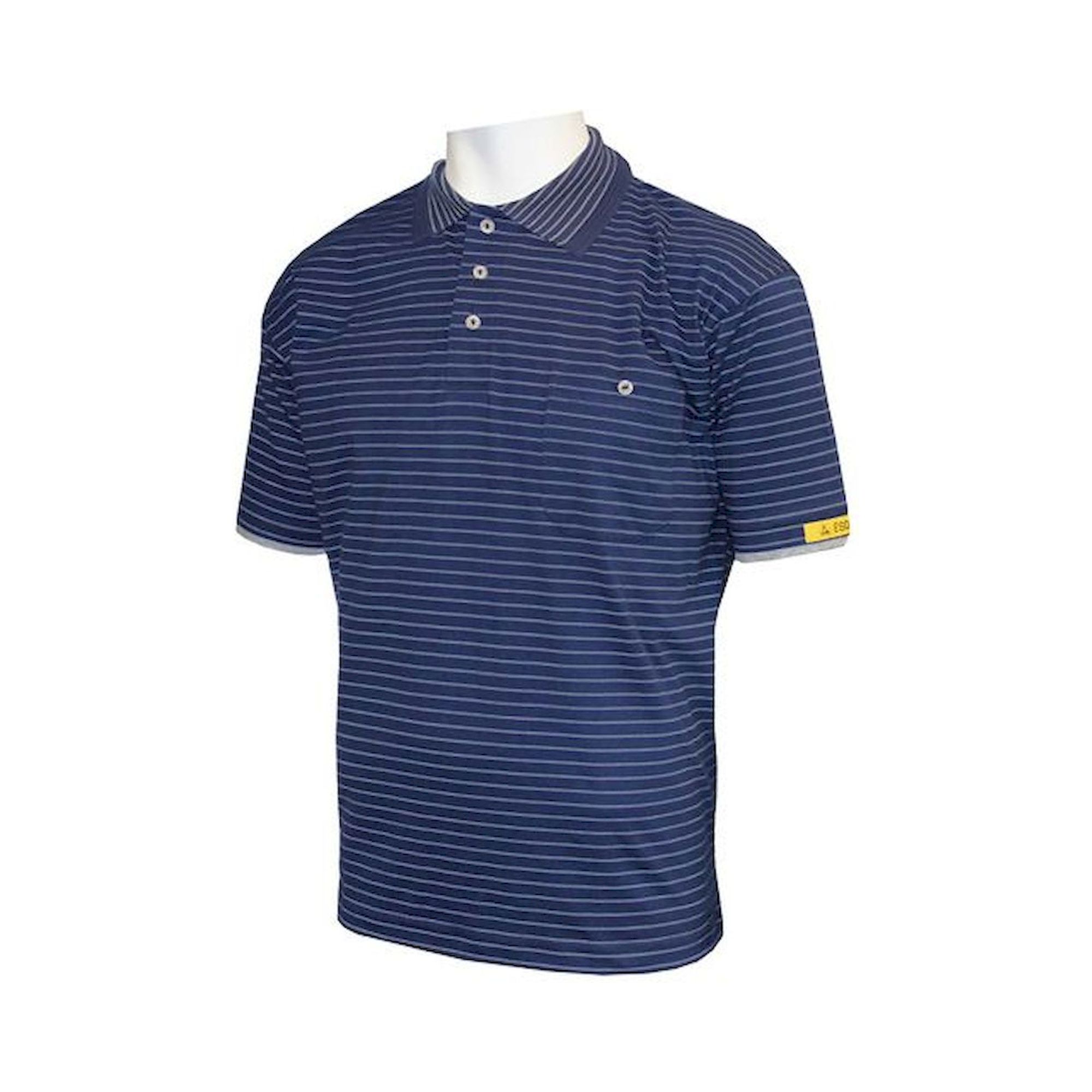 HB Schutzbekleidung 08011 86004 002 45-XS. ESD-Poloshirt CONDUCTEX Herren, dunkelblau Brusttasche, XS