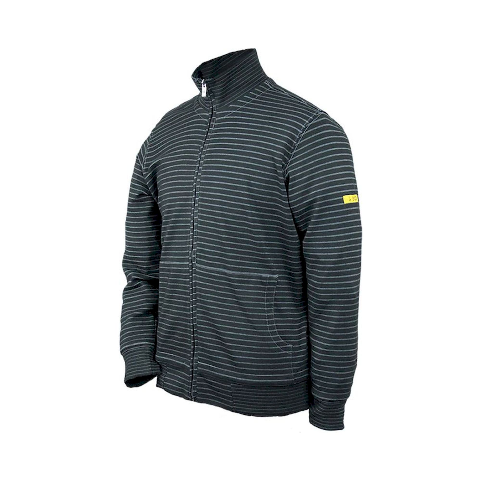 HB Schutzbekleidung 08014 86012 001 46-L. ESD Sweatjacke CONDUCTEX Cotton Knit, Gr. L, schwarz