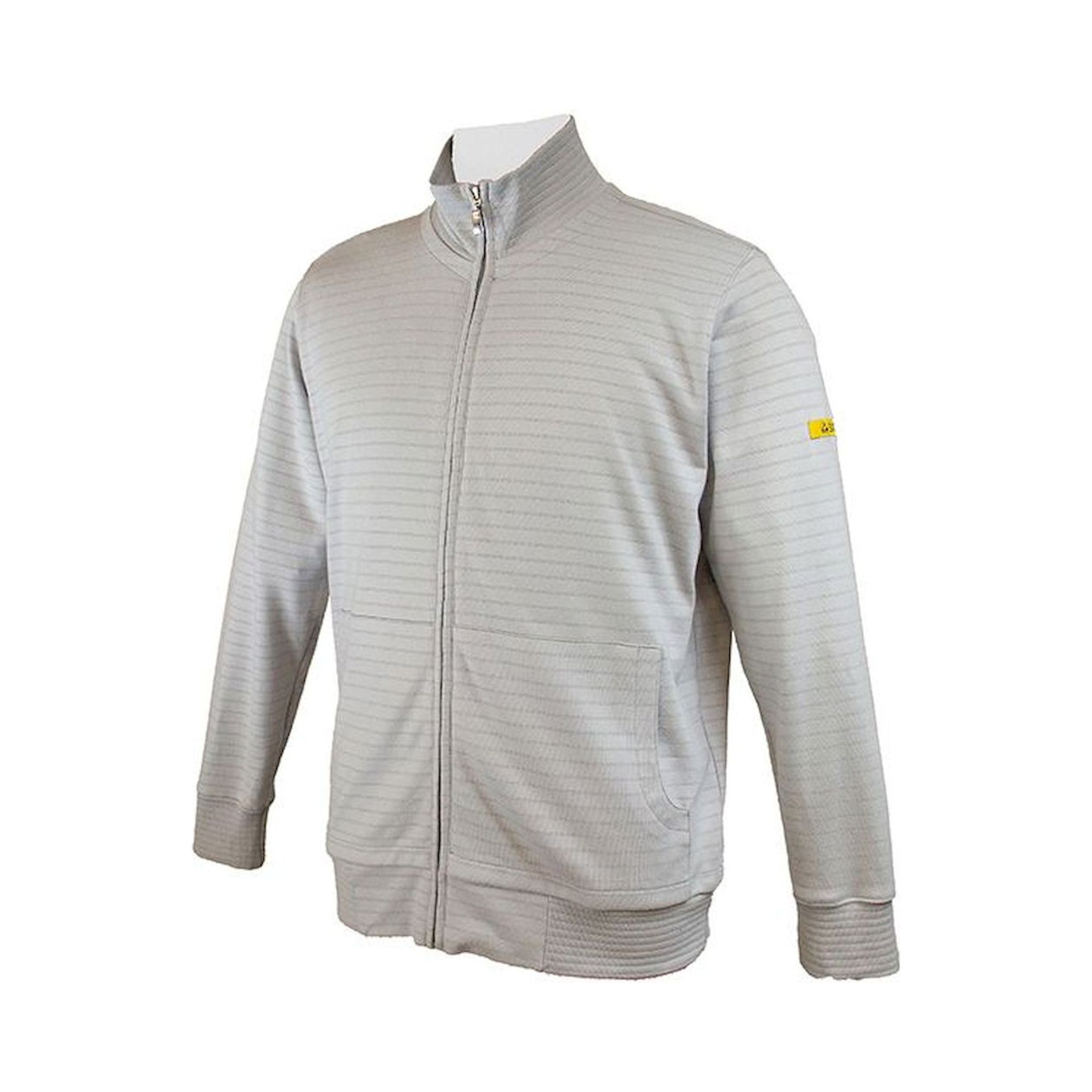 HB Schutzbekleidung 08014 86012 001 50-XS. ESD Sweatjacke mit Zip, grau 300 g/m², XS