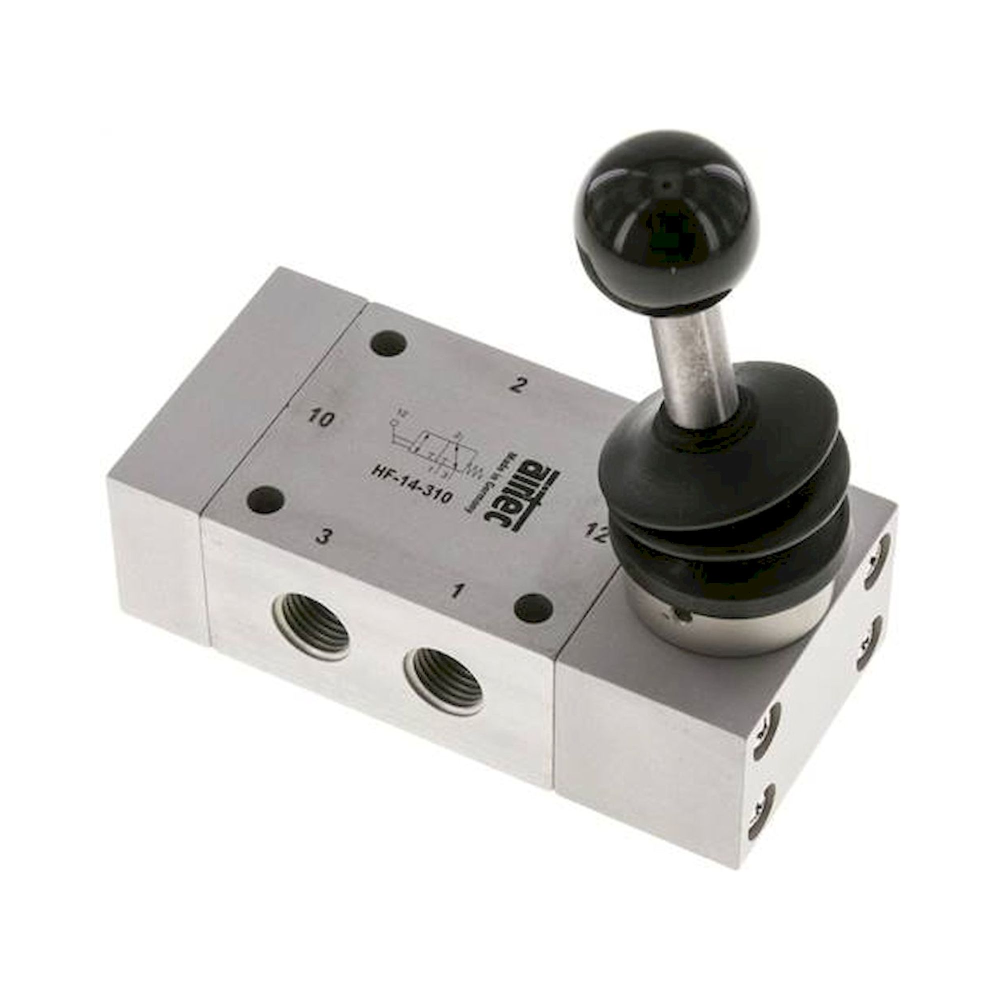 Airtec HF 14 310. 3/2-Wege Handhebelventil, Federrückstellung, G 1/4", Standard