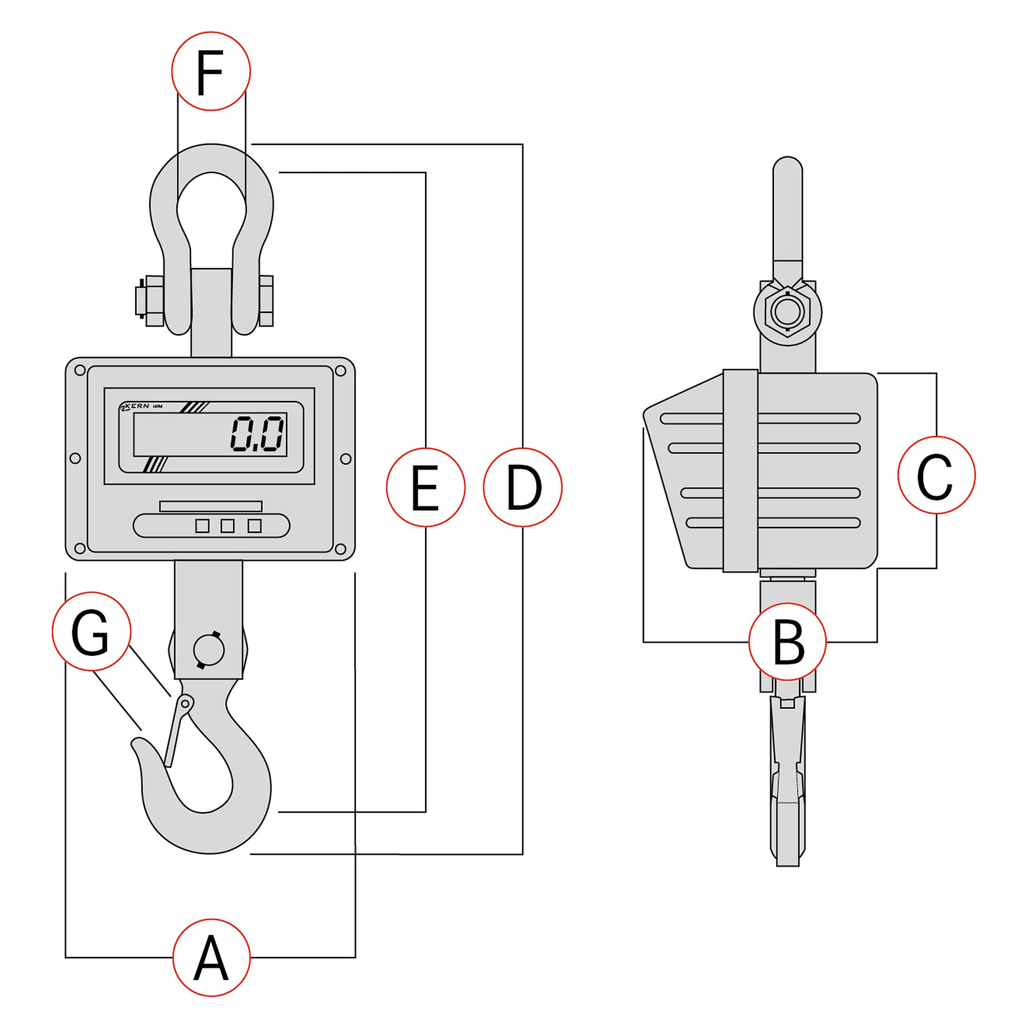 1 kg - KERN HFM 1T0.1