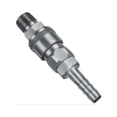 Nitto Kohki HI Cupla 2 way type. Schnellkupplung TW-40SH, Steel, NBR