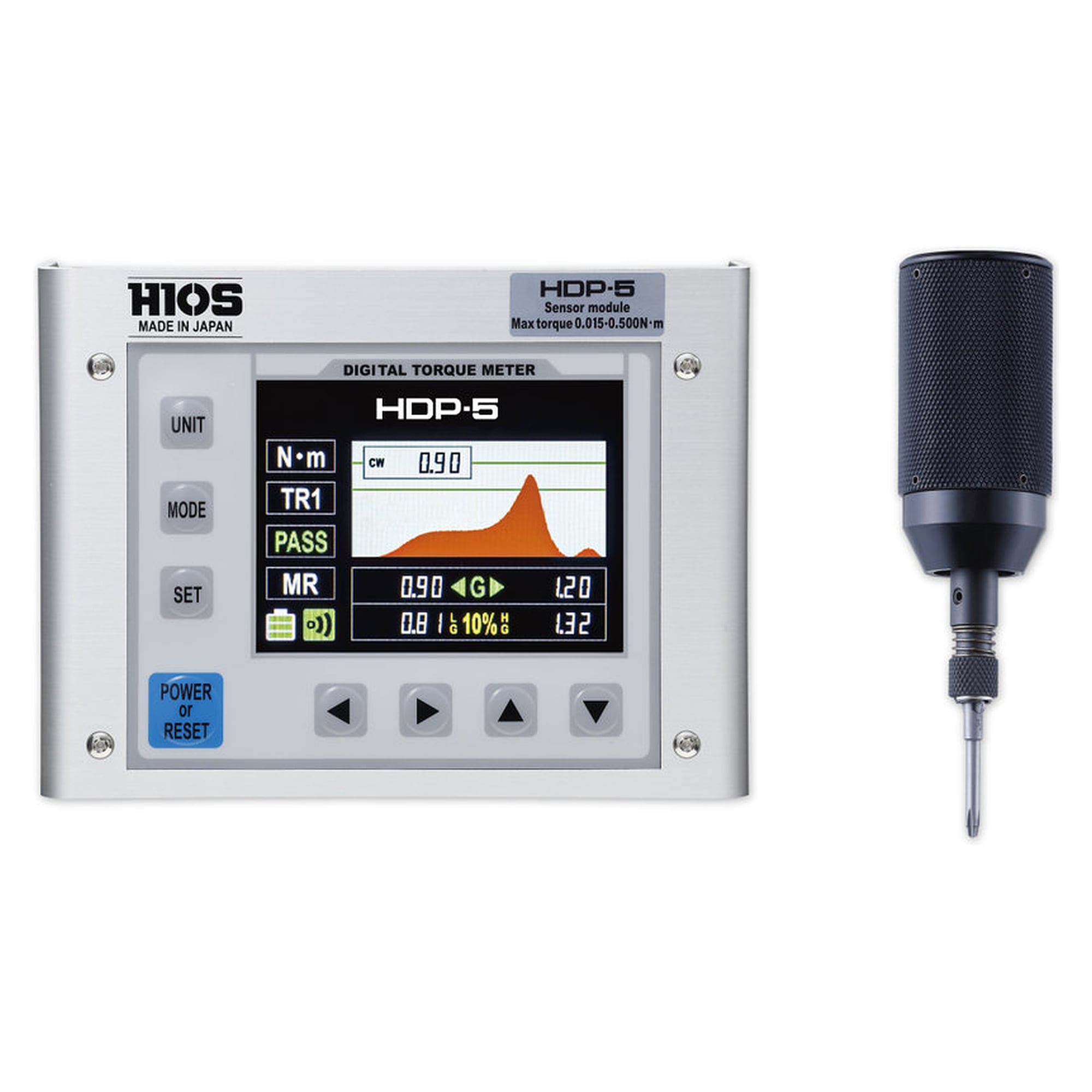 Drehmoment-Messgerät für Schrauben 0,015-0,5 Nm - HIOS HDP-5 2025