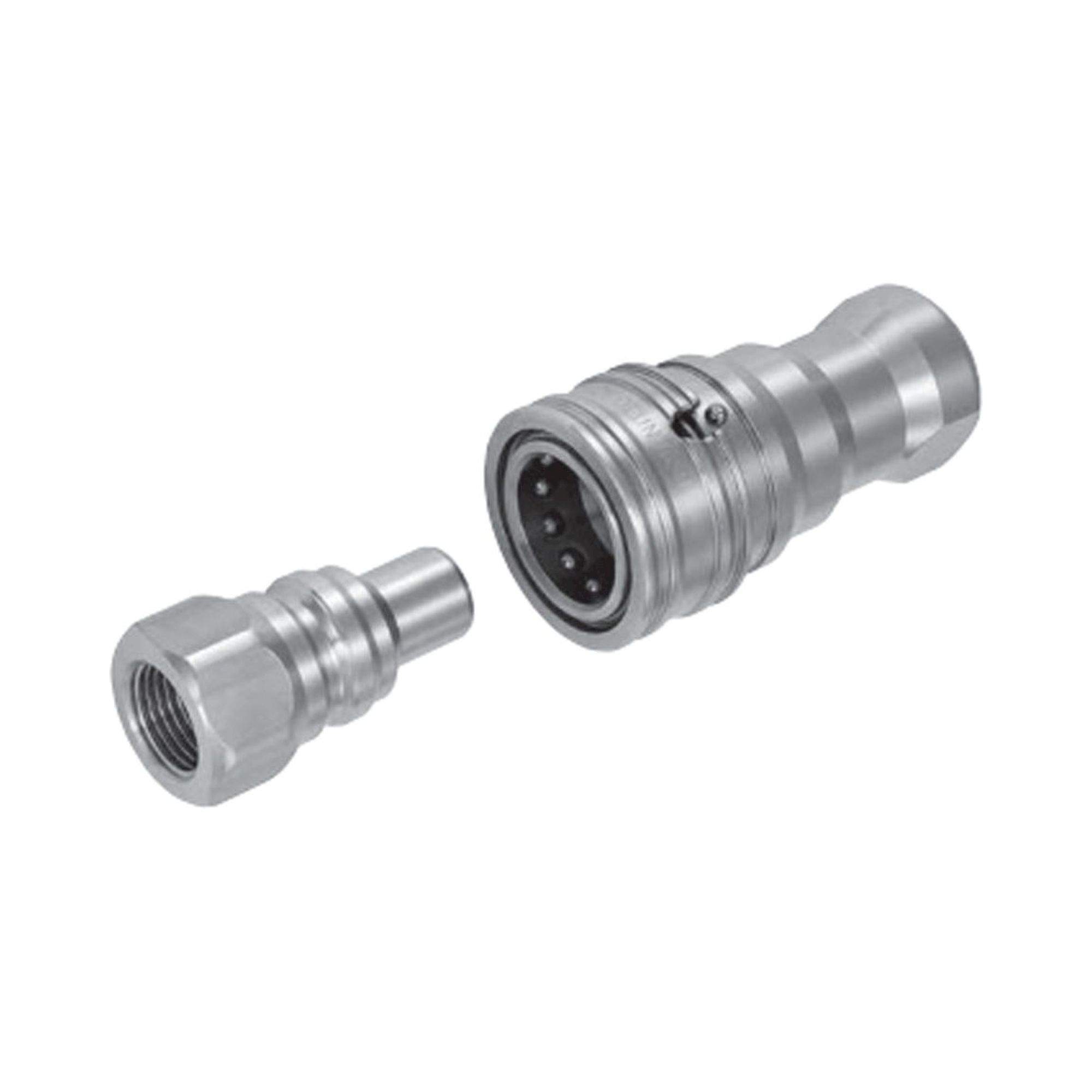 Nitto Kohki HSU Cupla. Quick Connect Coupling HSU-8S, SUS, HNBR