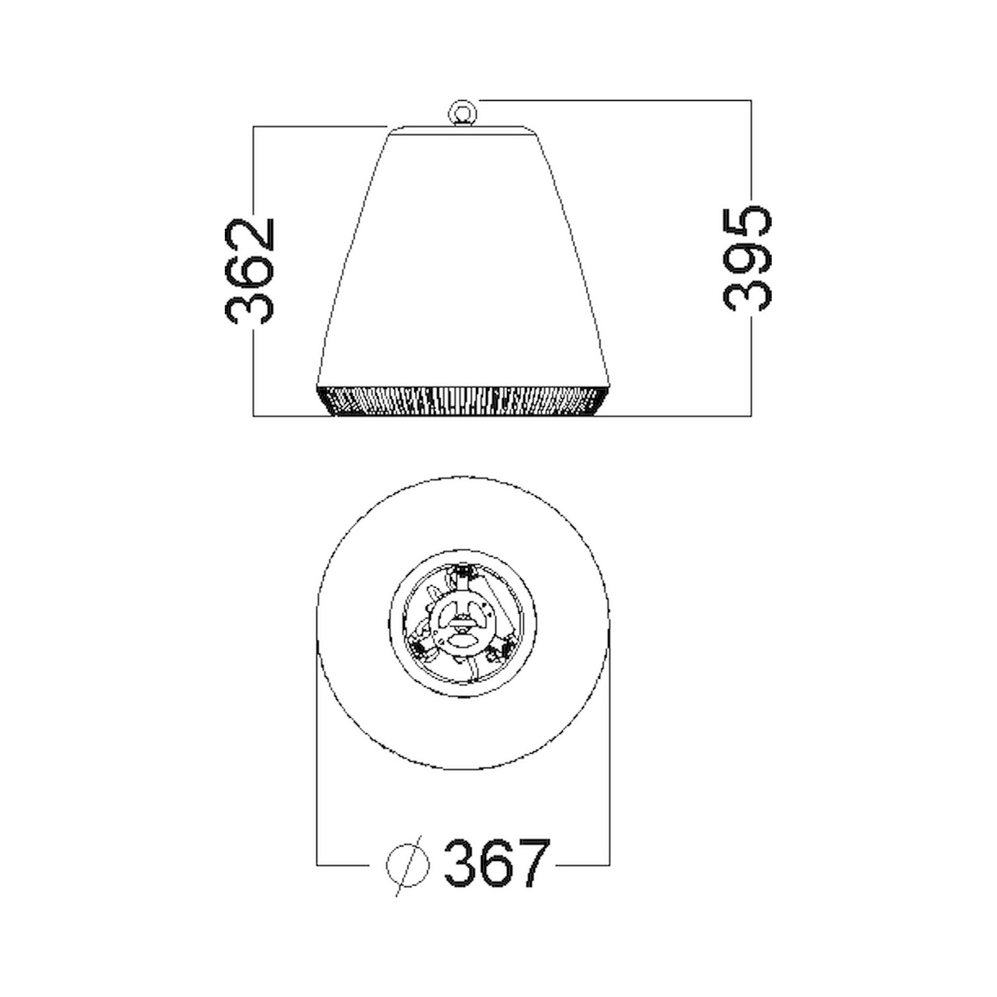Glamox i82-P rack luminaire, 24242 lm, 4000 K, switchable