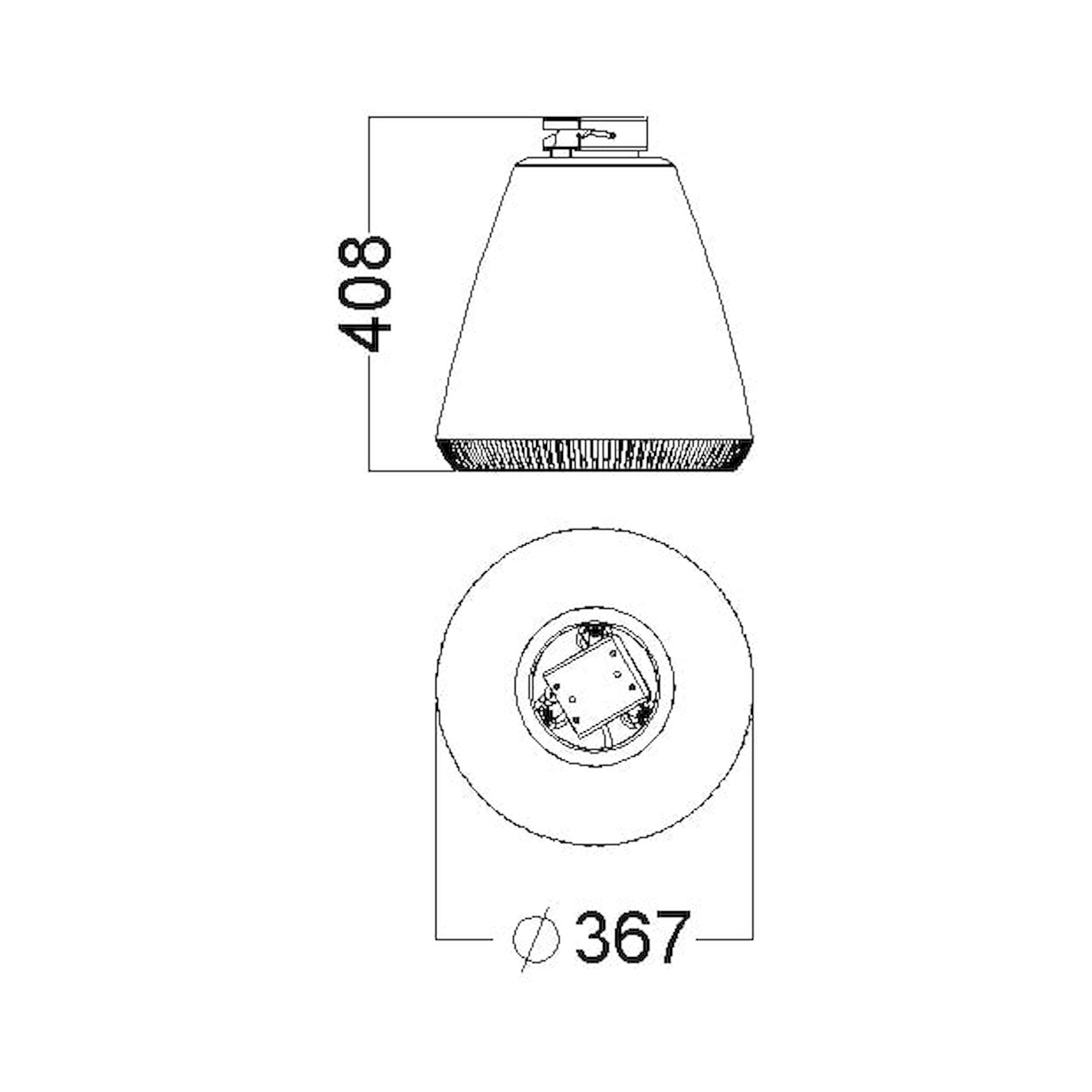 Glamox i82-P luminaire de rayonnage, 24912 lm, 4000 K, commutable