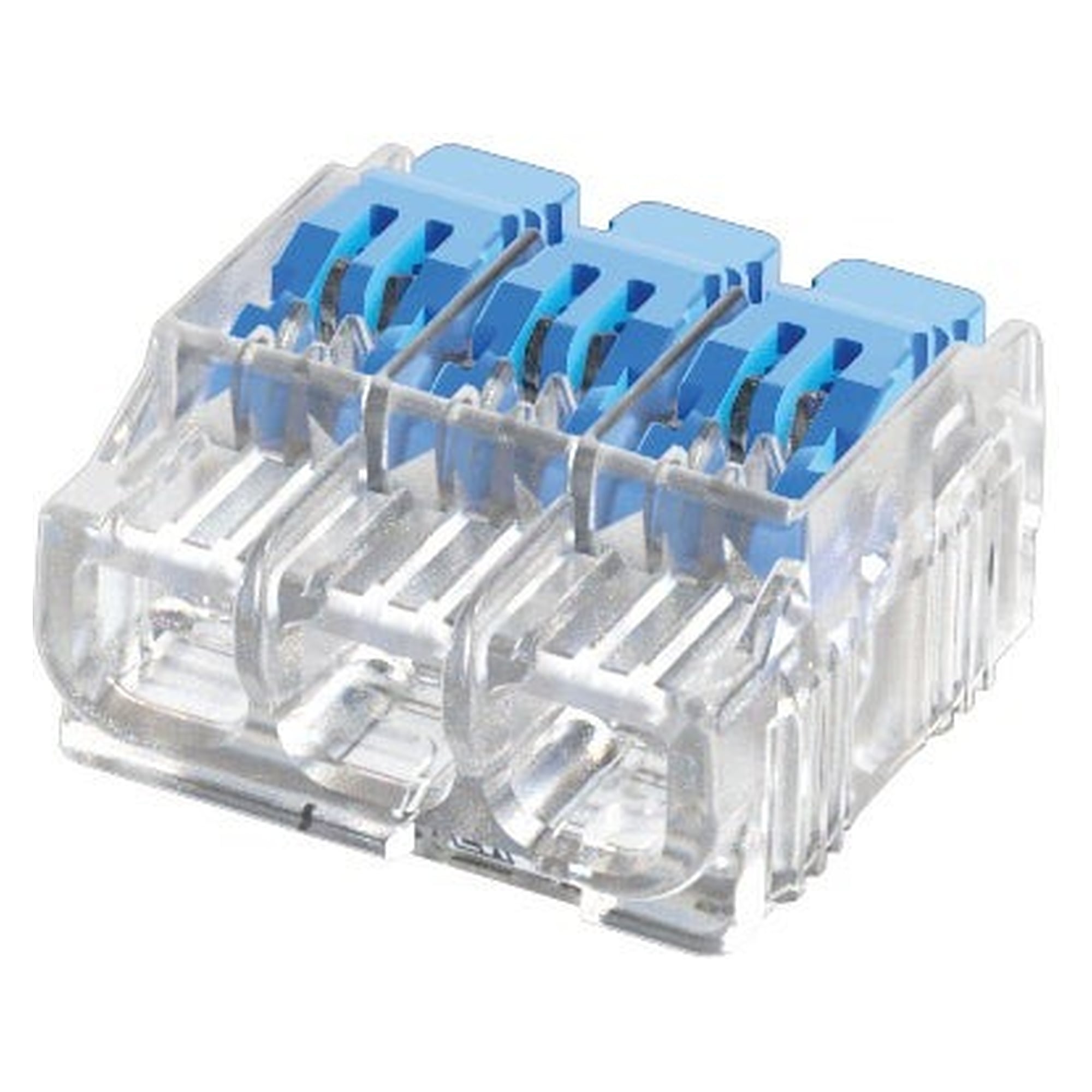 Hebelklemme Lever 4 mm², 3 Leiter, 0,2-4 mm², Packung 50 Stück - IDEAL 30-0093DE