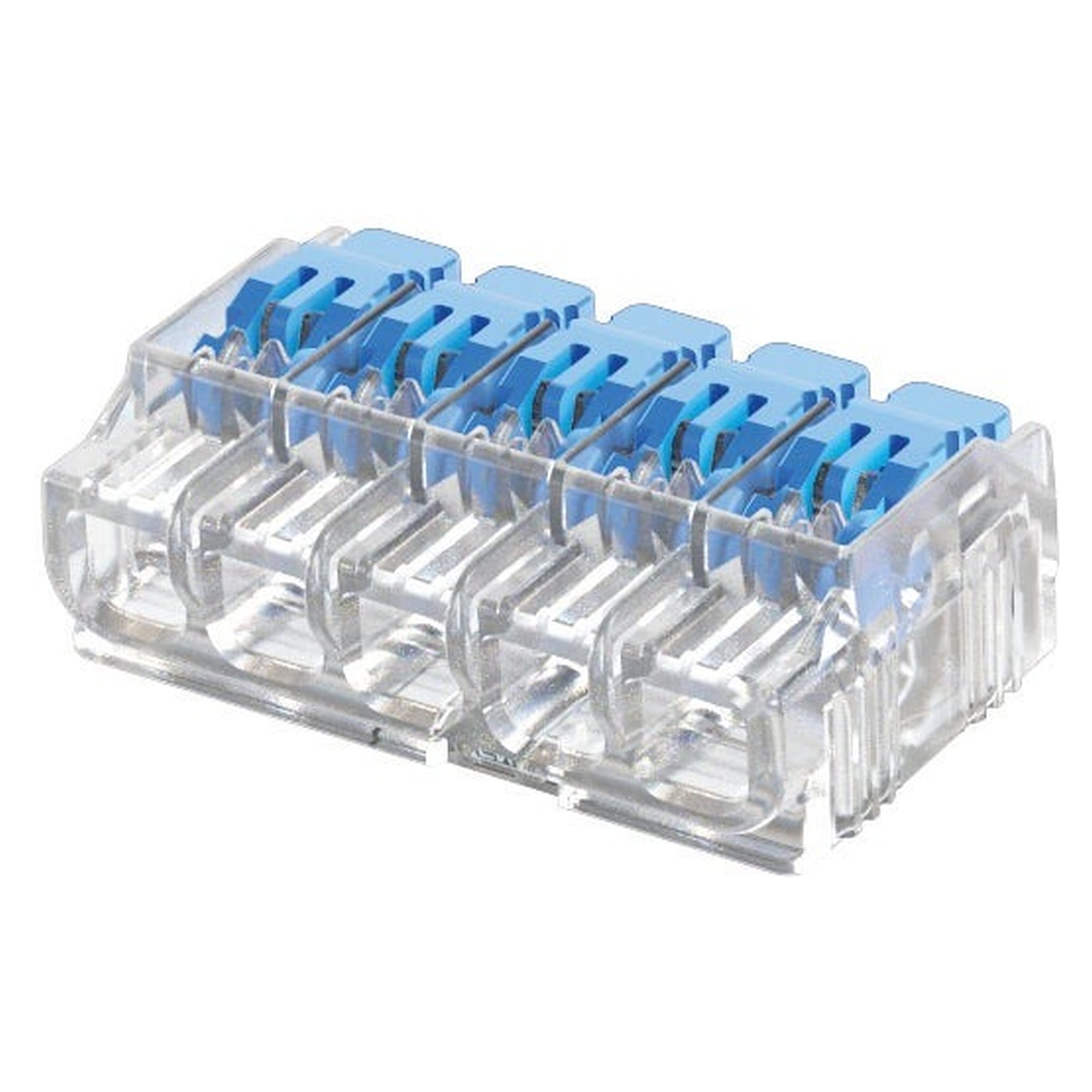 Hebelklemme Lever 4 mm², 5 Leiter, 0,2-4 mm², Packung 25 Stück - IDEAL 30-0095DE