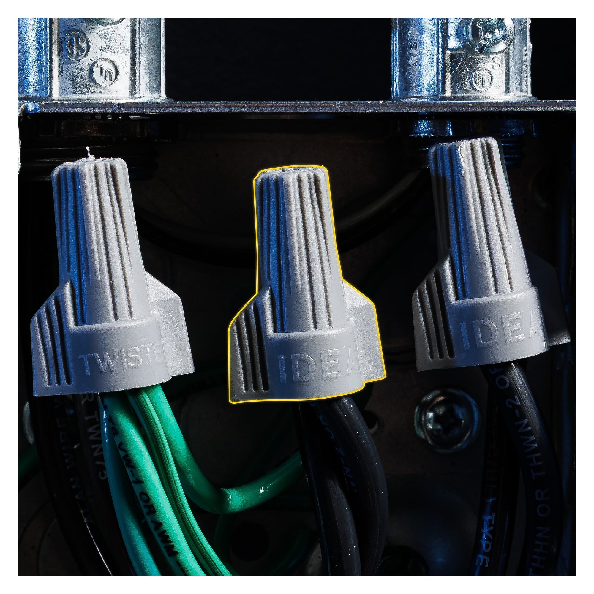 Drahtverbinder Twister 342, grau, 2,5-10 mm², 57 A, 600 V, Packung 50 Stück